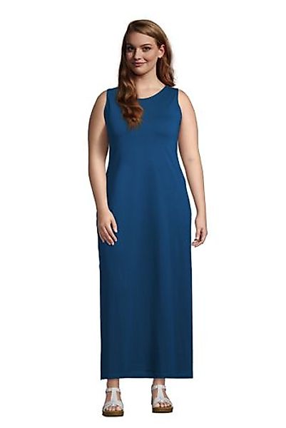 Maxi-Strandkleid in großen Größen, Damen, Größe: 48-50 Plusgrößen, Blau, Ba günstig online kaufen