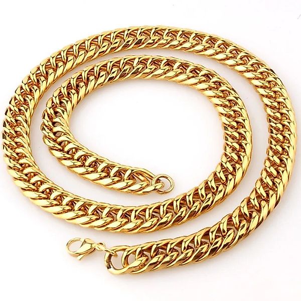 Karisma Schmuck Panzerkette Edelstahl Halskette Hiphop/Rapper/Iced günstig online kaufen