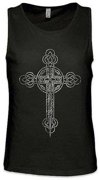 Urban Backwoods Tanktop Christian Cross III Ärmelloses T-Shirt Celtic Kelte günstig online kaufen