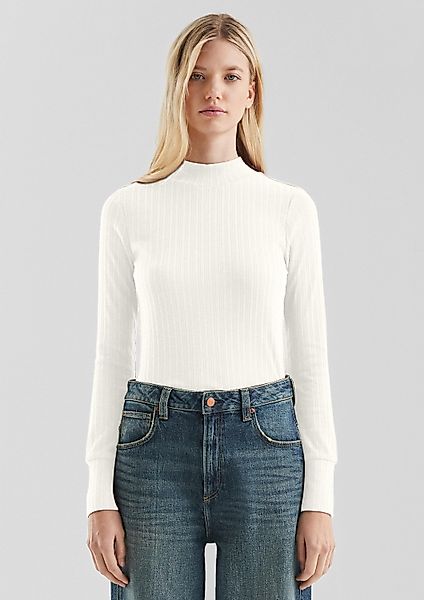 QS Langarmshirt T-Shirt Schmales Langarmshirt mit günstig online kaufen