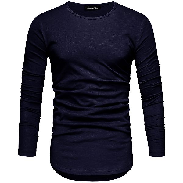 Amaci&Sons Rundhalsshirt FRISCO Langarmshirt günstig online kaufen