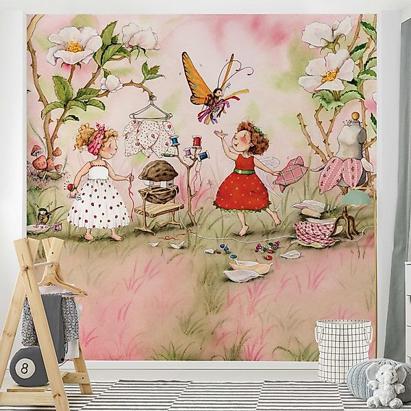 Bilderdepot24 Kindertapete Kinderzimmer Erdbeerinchen Erdbeerfee Kinder günstig online kaufen
