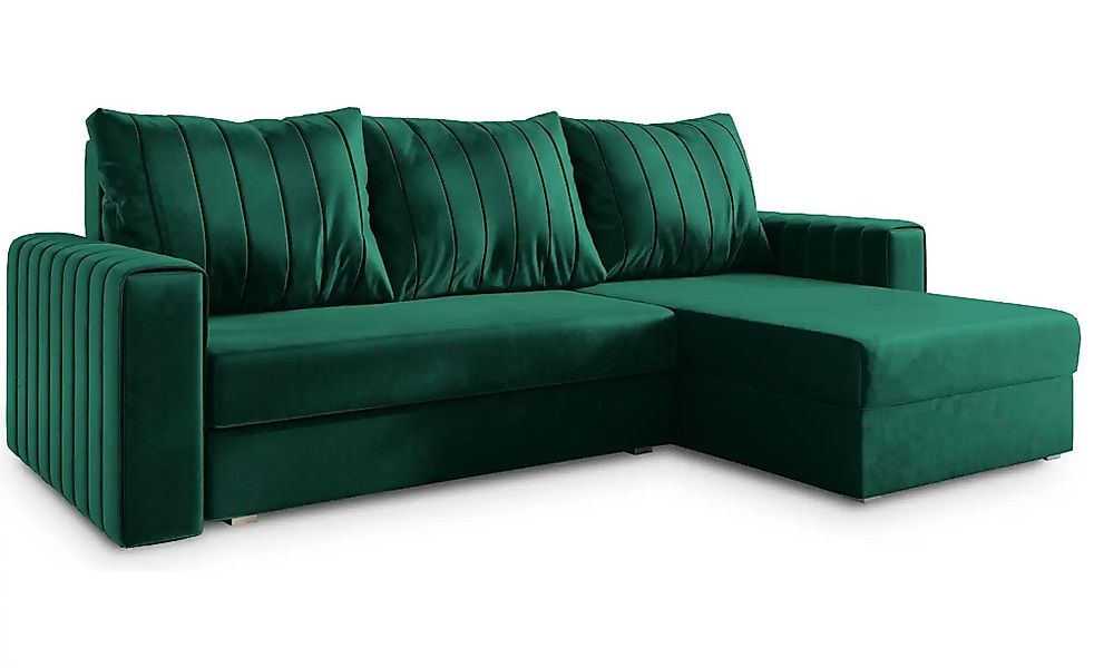 MASSENO Ecksofa  Carl ¦ grün ¦ Maße (cm): B: 236 H: 85 Polstermöbel > Sofas günstig online kaufen