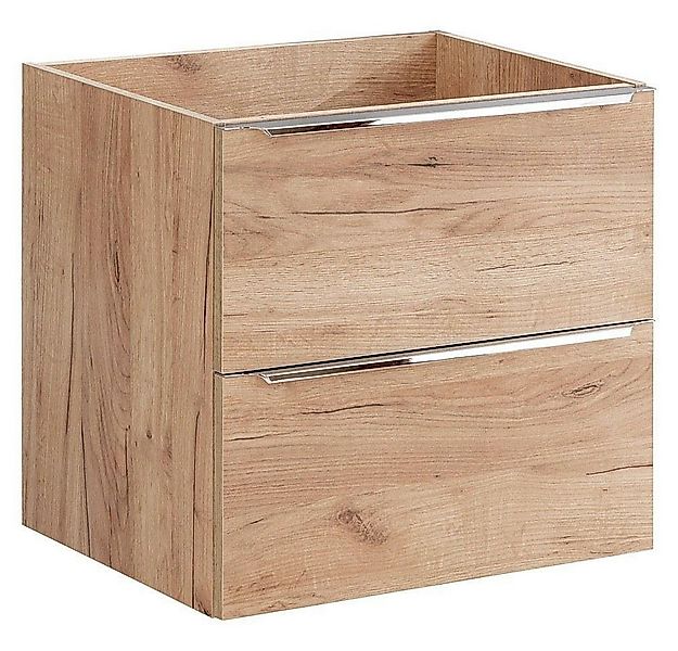 Lomadox Waschtisch TOSKANA-56, Unterschrank 60cm mit Keramikbecken in Wotan günstig online kaufen