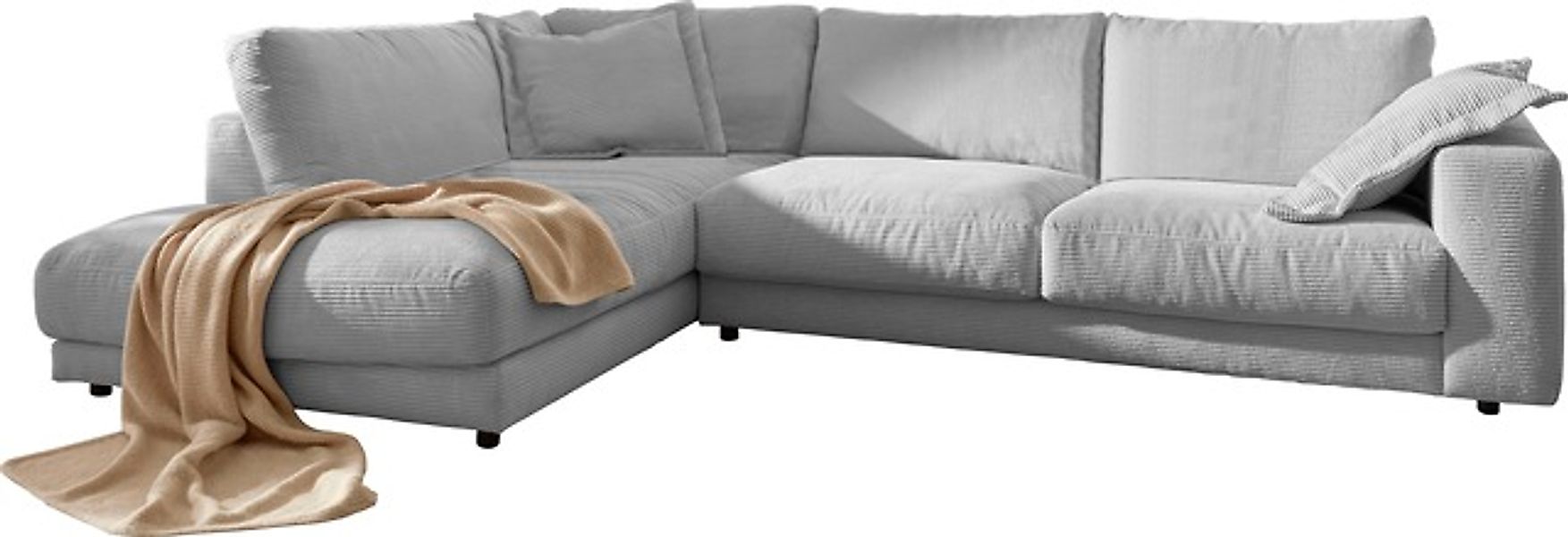 Home affaire Ecksofa »Enisa XXL B/T/H: 325/224/85 cm L-Form« Kuschelig, gem günstig online kaufen