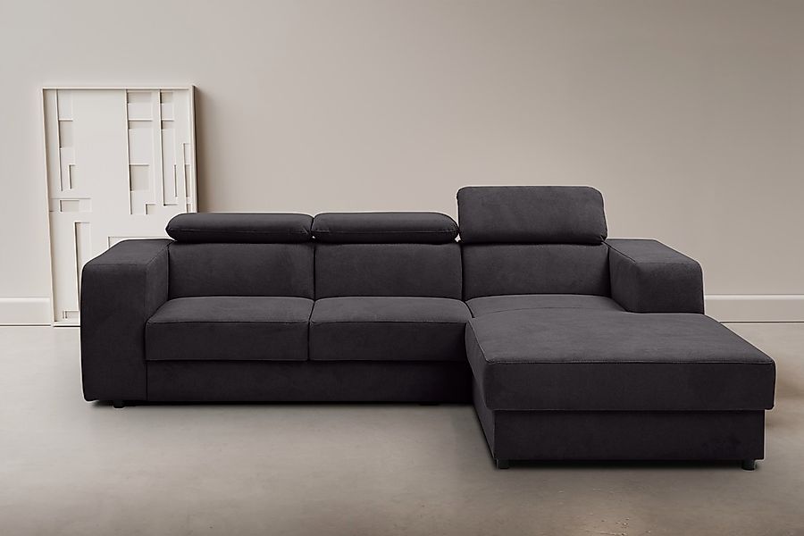 WERK2 Ecksofa "Cherry, modernes Sofa mit Komfortfunktionen, Breite 270cm, L günstig online kaufen