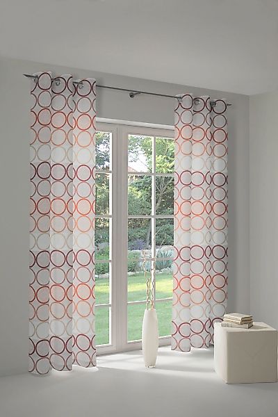 Wirth Vorhang "Zirbello" Ösen 1 Stk. tlg. günstig online kaufen