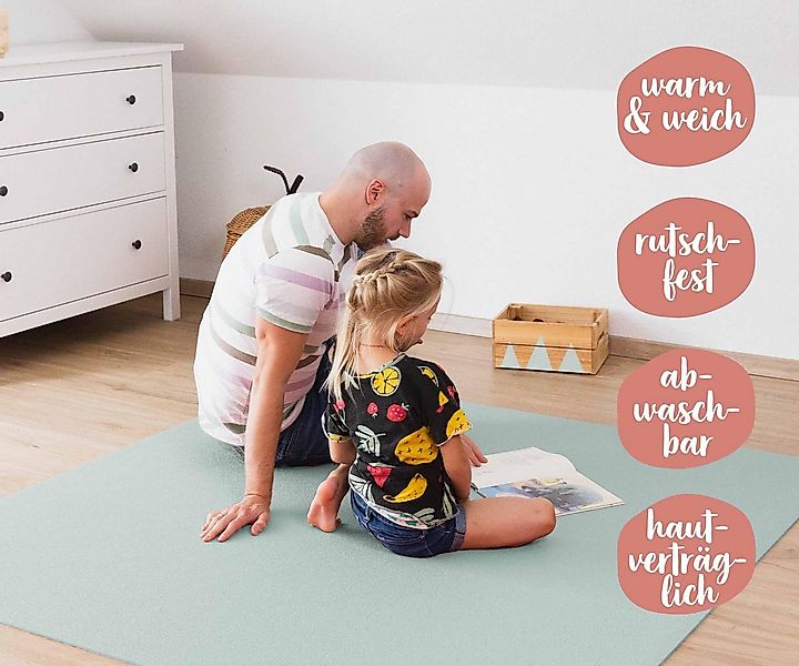 Ehrenkind Spielmatte Krabbelmatte Rutschfest, Made in Germany (Krabbeldecke günstig online kaufen