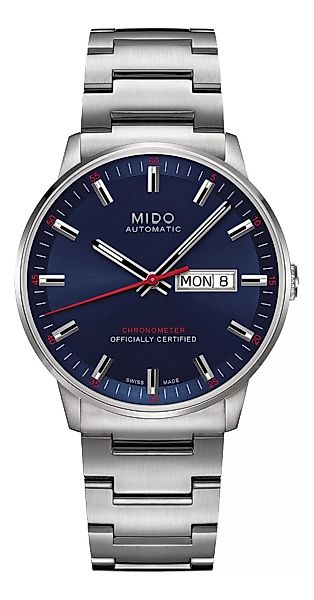 Mido COMMANDER II Automatic Chronometer, blue, Stahlband M021.431.11.041.00 günstig online kaufen