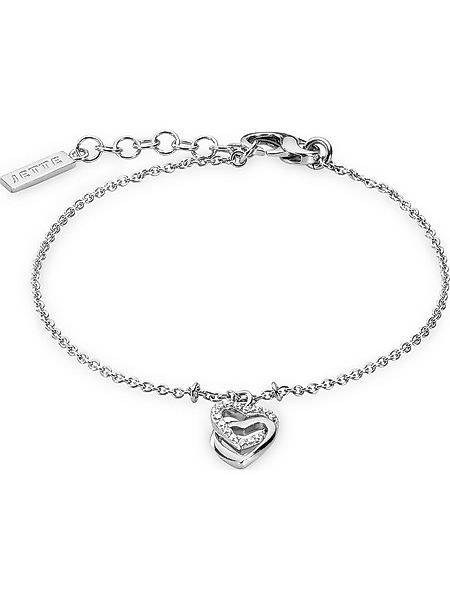 JETTE Armband JETTE Damen-Armband 925er Silber 15 Zirkonia Herz, SWING HEAR günstig online kaufen