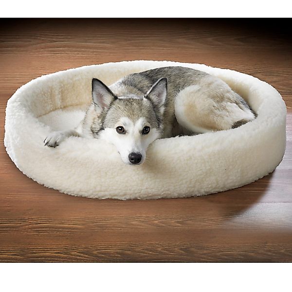 K. & N. Schurwolle Hundekorb Schurwoll-Haustierkuhle günstig online kaufen