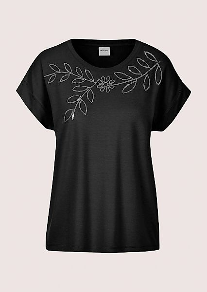 MADELEINE Kurzarmshirt "Blusenshirt Elegantes T-Shirt mit Glanzeffekten" Pa günstig online kaufen