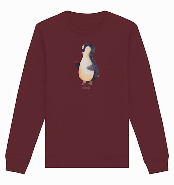 Mr. & Mrs. Panda Longpullover Größe M Pinguin Marienkäfer - Burgundy - Gesc günstig online kaufen