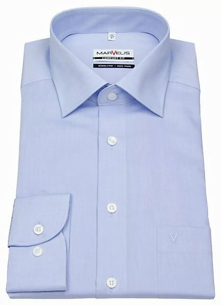 MARVELIS Businesshemd blau regular fit (1-tlg., keine Angabe) günstig online kaufen