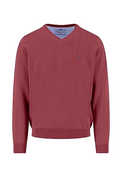 FYNCH-HATTON Strickpullover mit Logo Stickerei günstig online kaufen