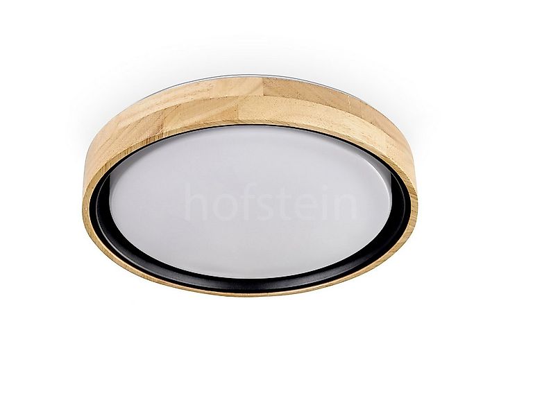 hofstein Deckenleuchte dimmbare Deckenleuchte aus Holz/Metall/Kunststoff in günstig online kaufen