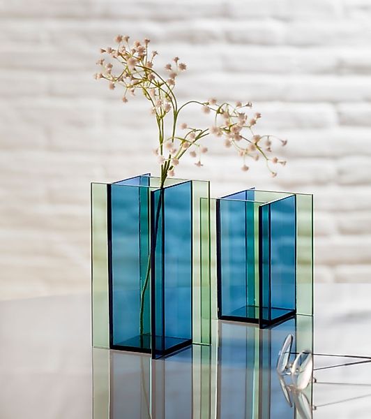 FLY Bunte Vase aus Flachglas günstig online kaufen