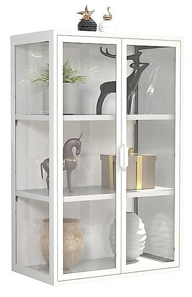VCM Hängevitrine Stahl Wandvitrine Hängevitrine Vitrine Glas Flokas günstig online kaufen