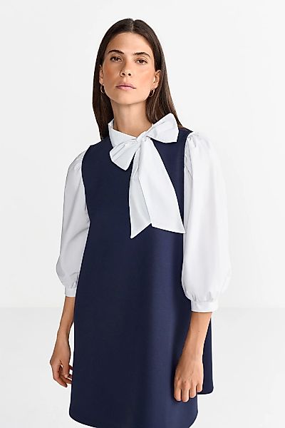 RICHROYAL Jerseykleid, Mit Rundhalsausschnitt günstig online kaufen