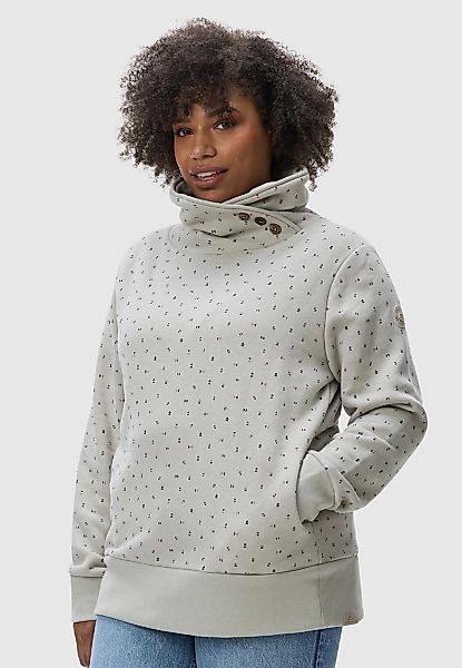 Ragwear Schalkragenpullover "Angell Plus" Damen Sweater mit Kaminkragen günstig online kaufen