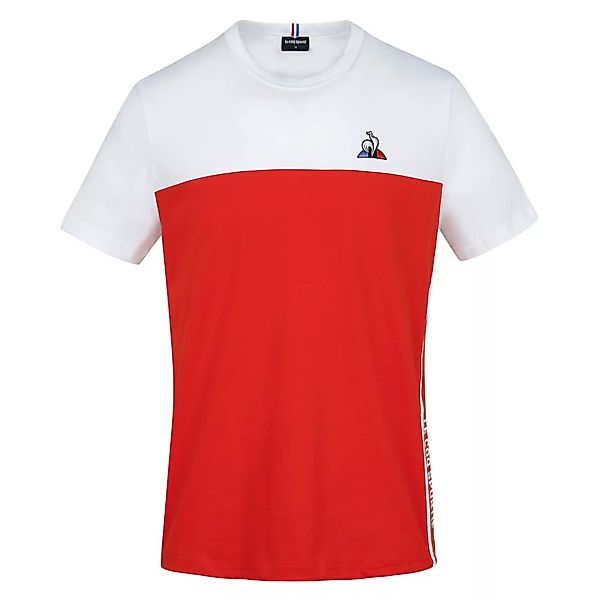 Le Coq Sportif Saison 1 N3 Kurzärmeliges T-shirt S New Optical White / Oran günstig online kaufen