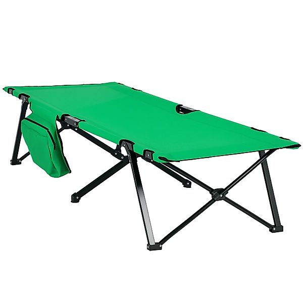 Outsunny Campingbett Stahl Oxford-Gewebe PE Schwarz 195L x 65B x 40H cm günstig online kaufen