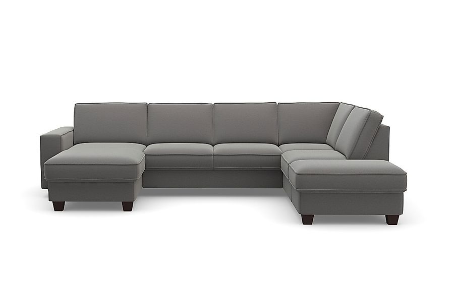 Home affaire Wohnlandschaft "County U-Form" wahlweise Ottomane links oder r günstig online kaufen