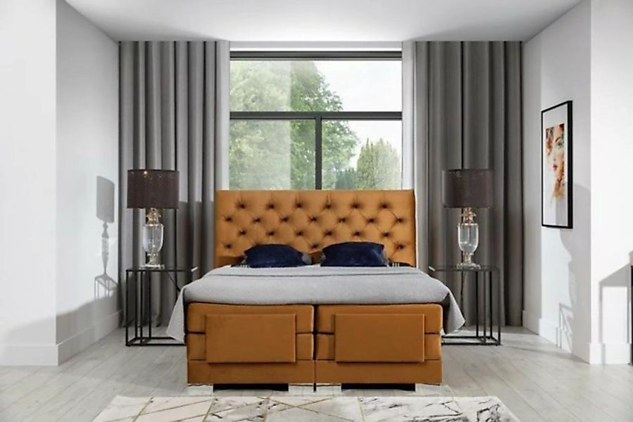 JVmoebel Bett Luxus Möbel Moderne Betten Polster Gestell Betten Schlafzimme günstig online kaufen