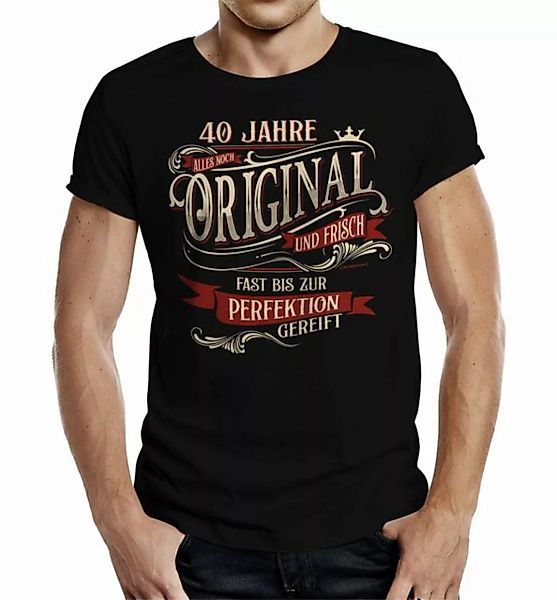 RAHMENLOS® T-Shirt als Geschenk zum 40. Geburtstag - alles noch original un günstig online kaufen