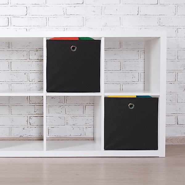 relaxdays Aufbewahrungsbox 4 x Aufbewahrungsbox Stoff günstig online kaufen