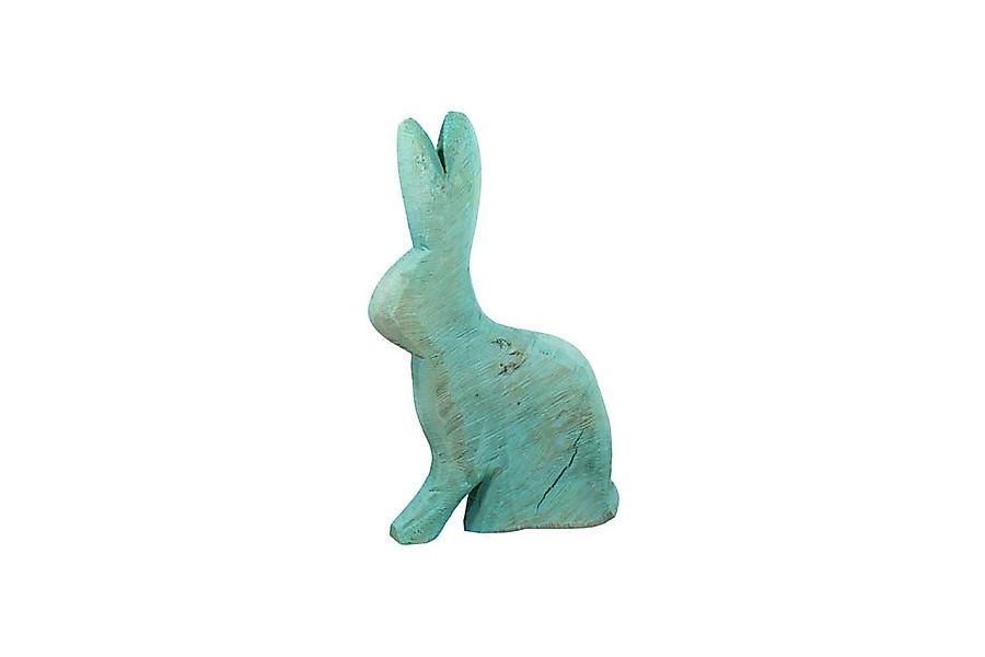 Bunte Hasenfigur Pappelholz sägerauh - Einzigartiges Deko-Element für Oster günstig online kaufen