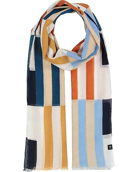 Fraas Modeschal Schal mit Streifen im Retro-Design aus Baumwolle, (keine) günstig online kaufen