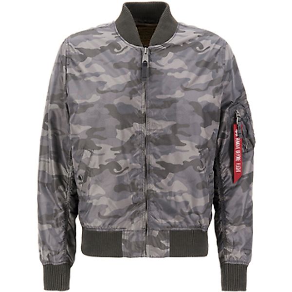 Alpha  Herren-Jacke MA-1 TT Two Tone Camo - grey camo günstig online kaufen