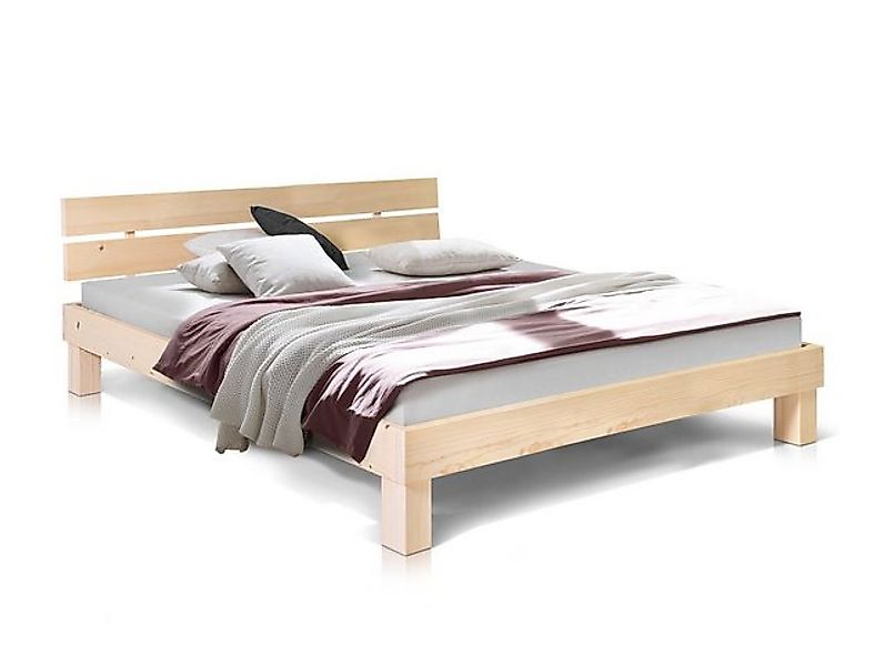 Moebel-Eins Massivholzbett, PUMBA Massivholzbett mit Kopfteil, Material Mas günstig online kaufen