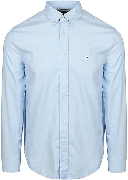 Tommy Hilfiger Poplin Hemd Flex Hellblau - Größe XL günstig online kaufen