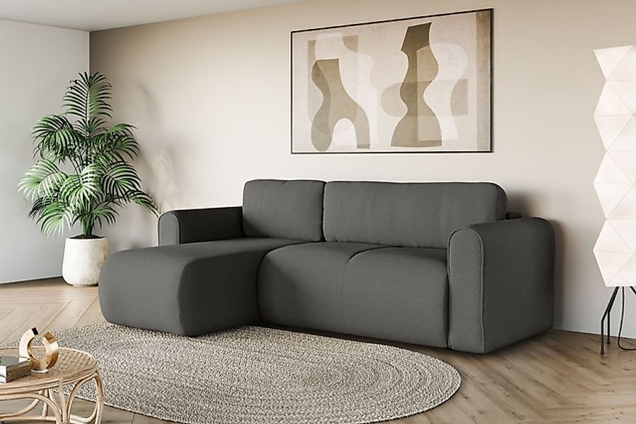 INOSIGN Ecksofa »Zacharia wahlweise Schlafsofa mit Bettkasten, B/T/H 250/16 günstig online kaufen