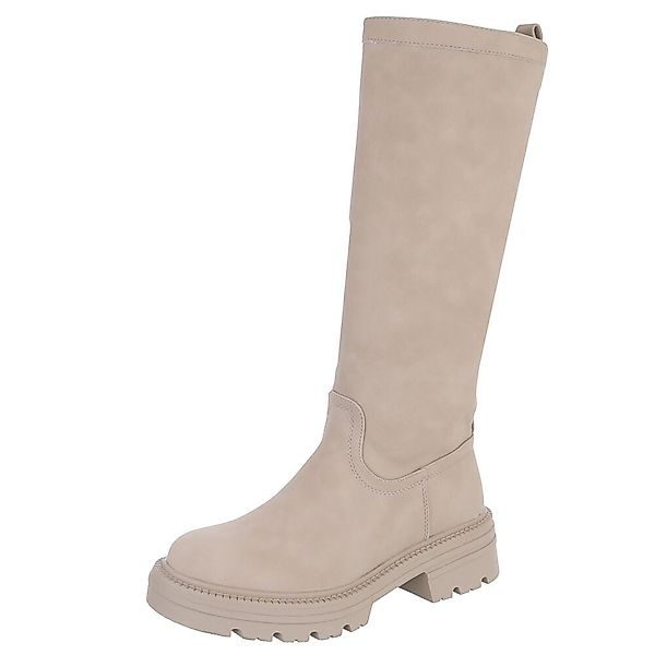 Ital-Design Bequeme Damen Stiefel mit Blockabsatz günstig online kaufen