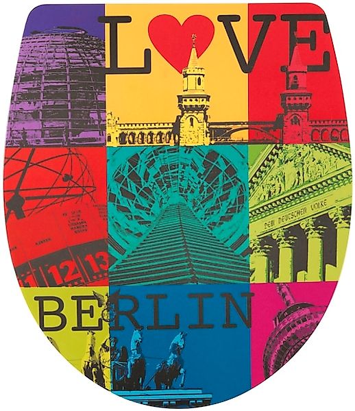 ADOB WC-Sitz "Berlin", Absenkautomatik, zur Reinigung auf Knopfdruck abnehm günstig online kaufen