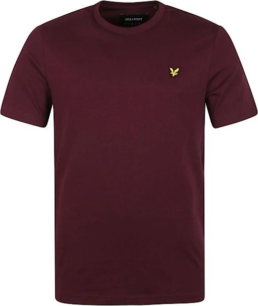 Lyle and Scott T-shirt Burgundy - Größe XXL günstig online kaufen