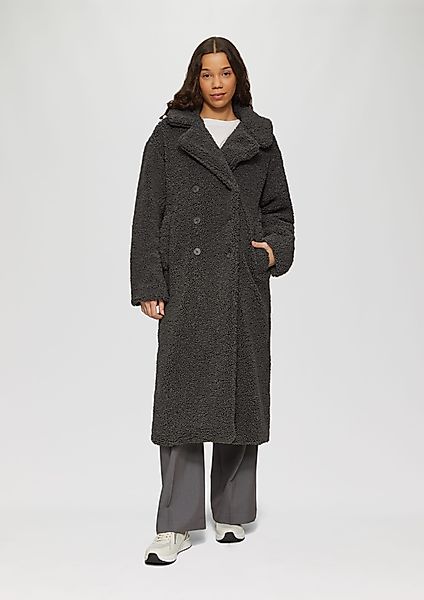 QS Funktionsmantel Teddymantel im Loose Fit günstig online kaufen