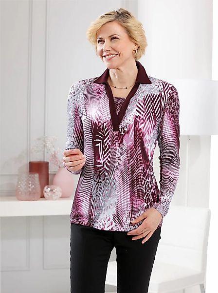 Classic 2-in-1-Shirt "Poloshirt" 1 Stk. günstig online kaufen