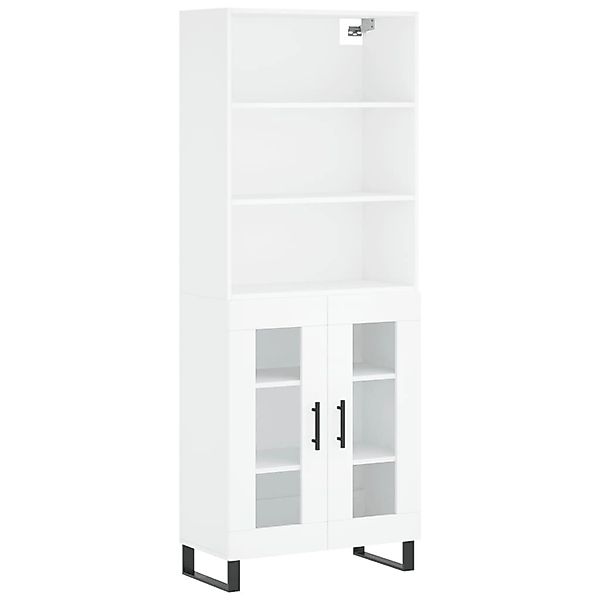 vidaXL Highboard Weiß 69,5x34x180 cm Holzwerkstoff 3189341 günstig online kaufen