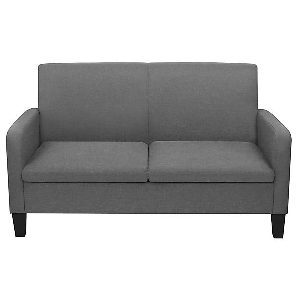 2-sitzersofa 135 X 65 X76 Cm Dunkelgrau günstig online kaufen