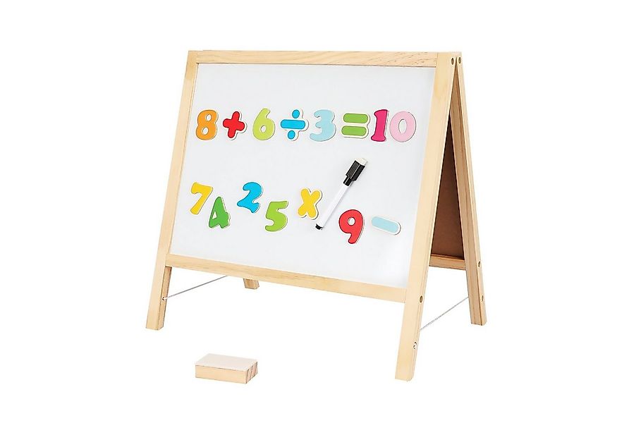 HomeGuru Standtafel Klappbare 2-in-1-Kindertafel,doppelseitige Whiteboard & günstig online kaufen