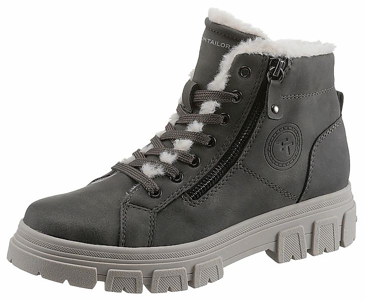 TOM TAILOR Winterboots Plateauboots, Winterboots mit Zierreißverschluss günstig online kaufen
