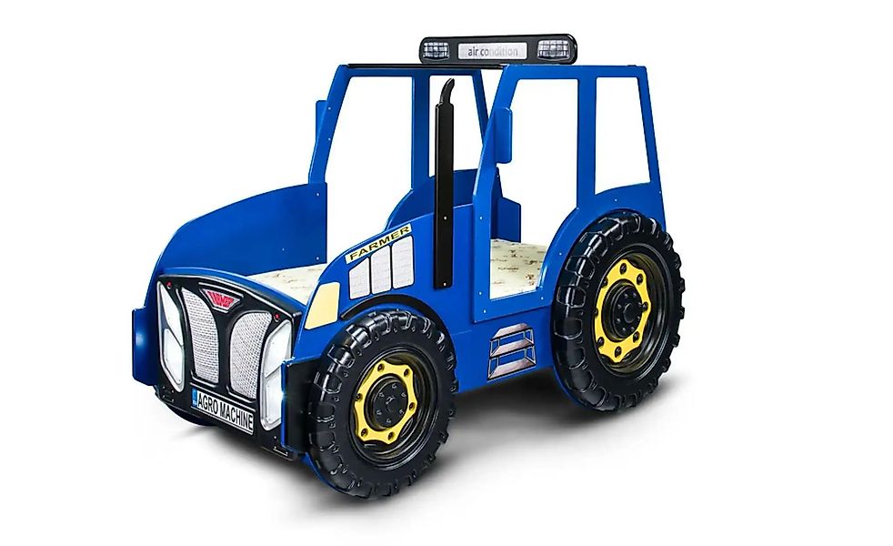 Autobett Traktor   ¦ blau ¦ Maße (cm): B: 111 H: 145 Betten > Bettgestelle günstig online kaufen
