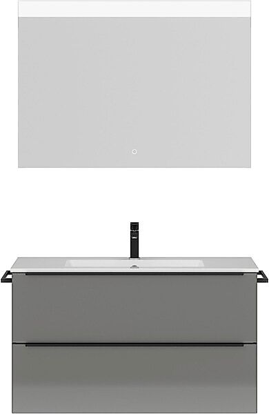 nobilia® Badmöbel-Set »Levere« vormontiert, mit Soft-Close, 2 Stk. tlg. günstig online kaufen
