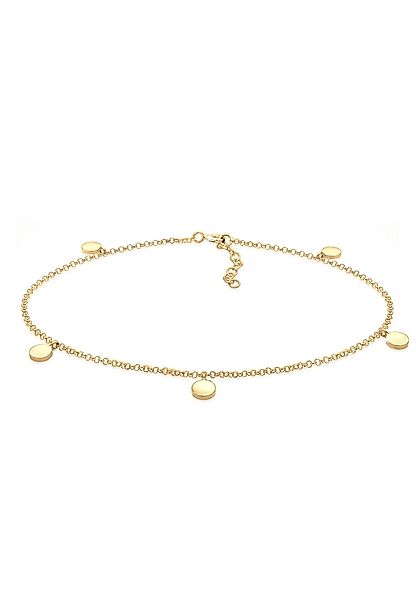 Elli Fußkette Fußkette mit Plättchen Sommer günstig online kaufen