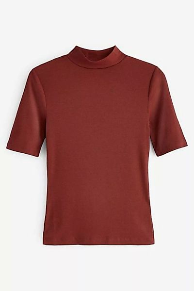 Next T-Shirt Hochgeschlossenes T-Shirt mit halblangen Ärmeln (1-tlg) günstig online kaufen