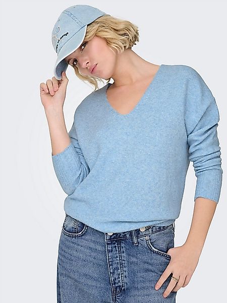 ONLY V-Ausschnitt-Pullover ONLRICA LIFE L/S V-NECK PULLO KNT NOOS günstig online kaufen